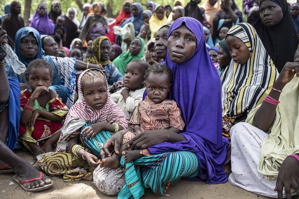 Distribution de vivres au Nigéria en 2022 (crédit PAM)