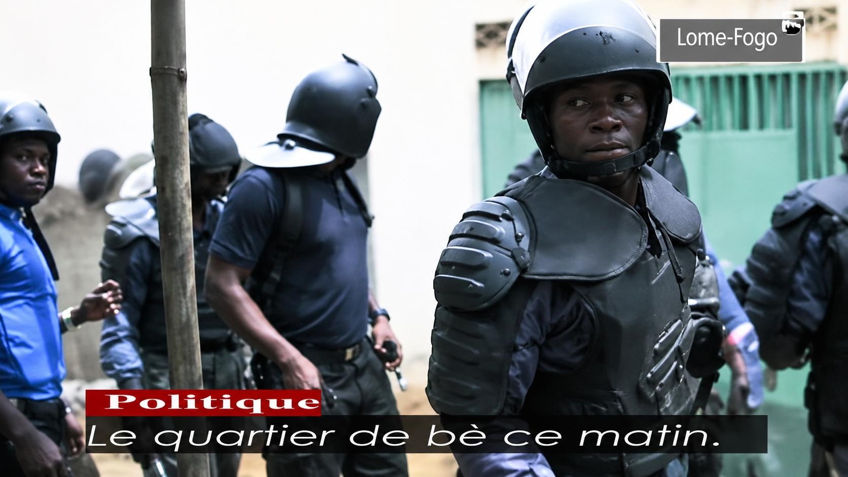 Militaire togolais en patrouille