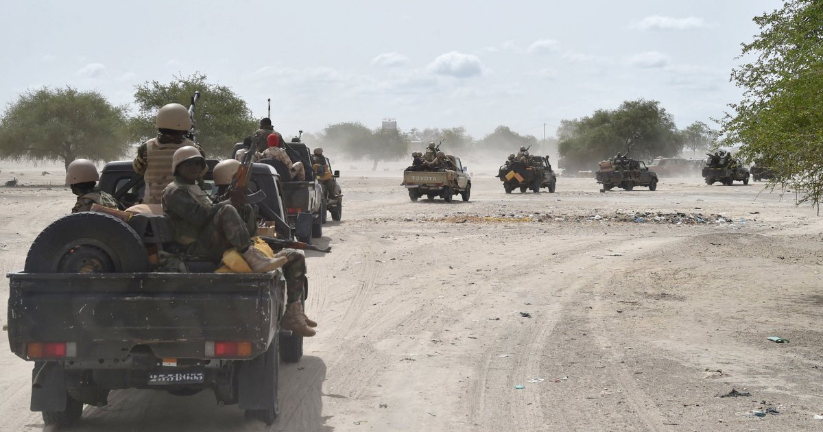 Soldats engagés contre Boko Haram au lac Tchad