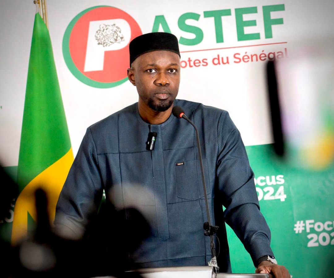 Ousmane Sonko, leader du Pastef