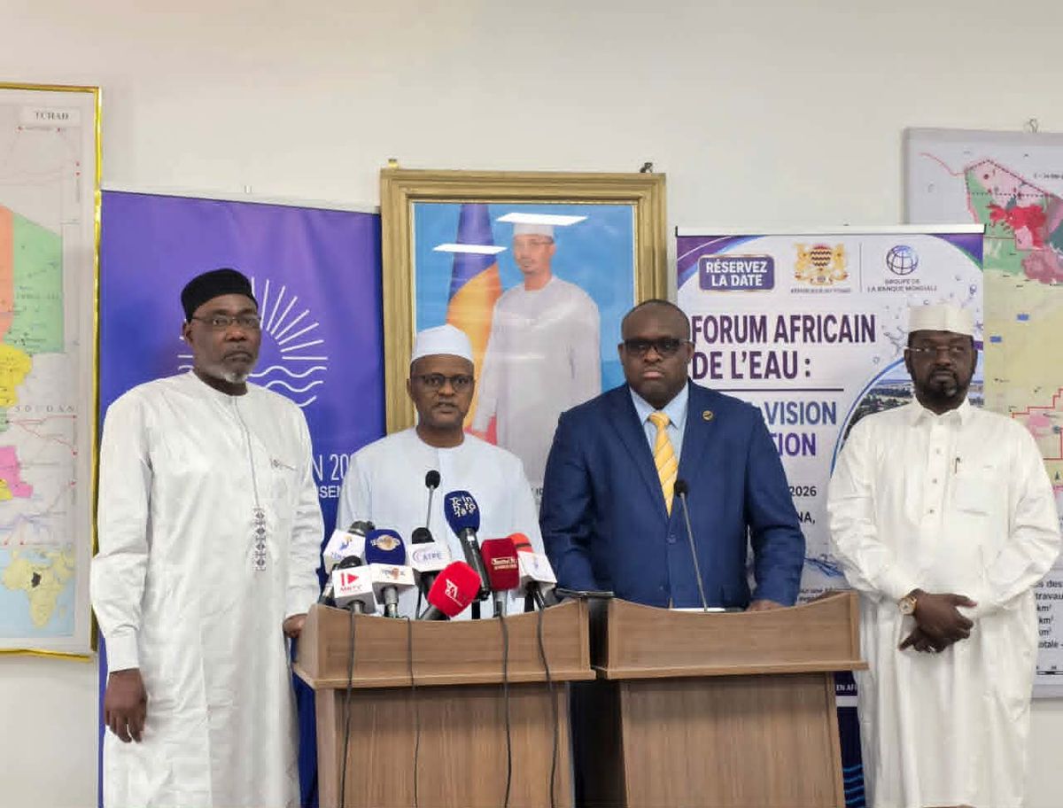 Logo du Forum Africain de l’Eau 2026 à N’Djamena
