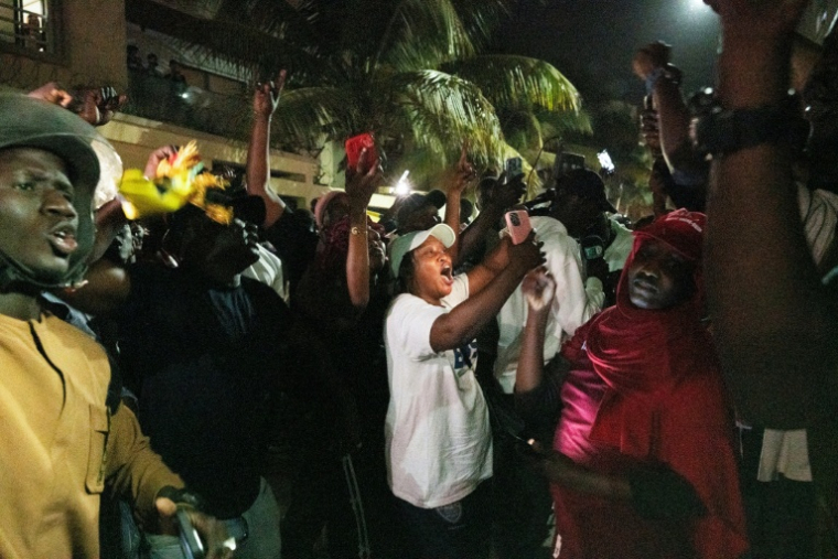 Manifestation de soutien à Ousmane Sonko à Dakar
