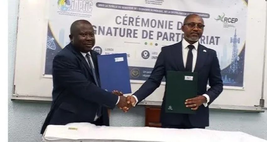 Signature d'une convention entre l'INPTIC et l'ARCEP au Gabon pour moderniser les technologies