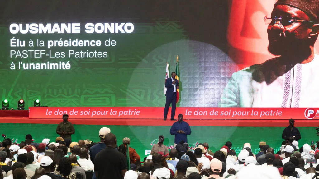 Portrait d’un responsable politique sénégalais lors d’un discours