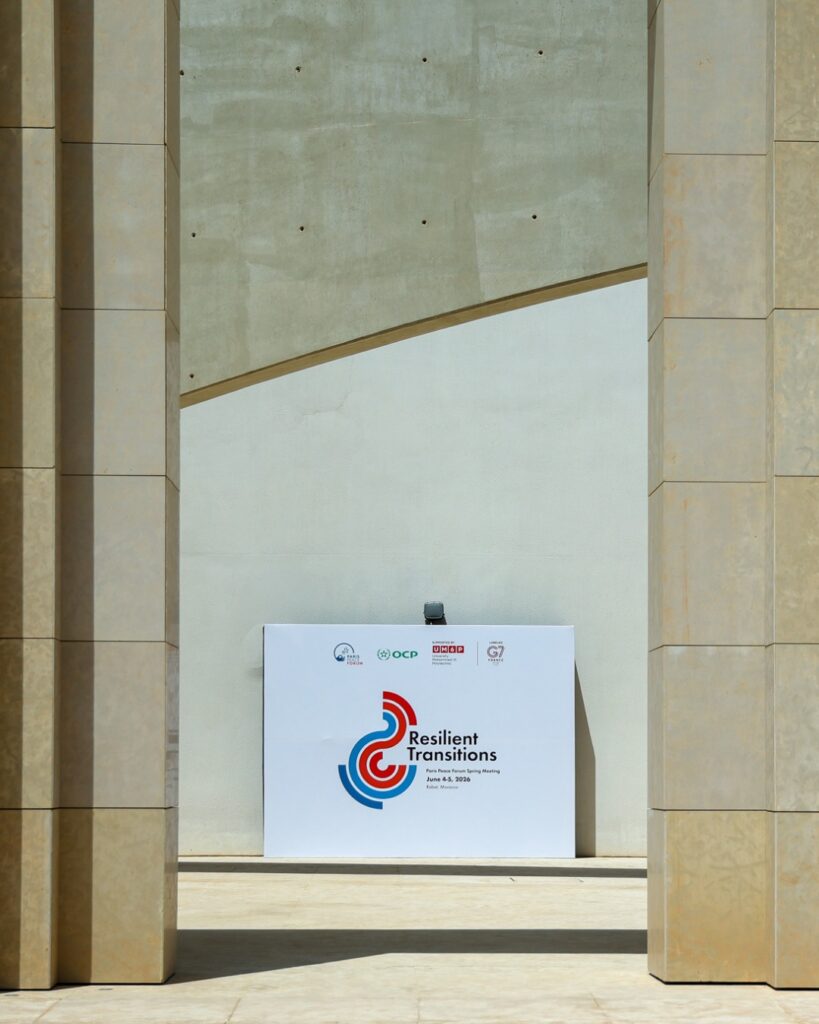 Philippe Lalliot, nouvel ambassadeur de France au Maroc, lors de son discours au Forum de Paris sur la paix