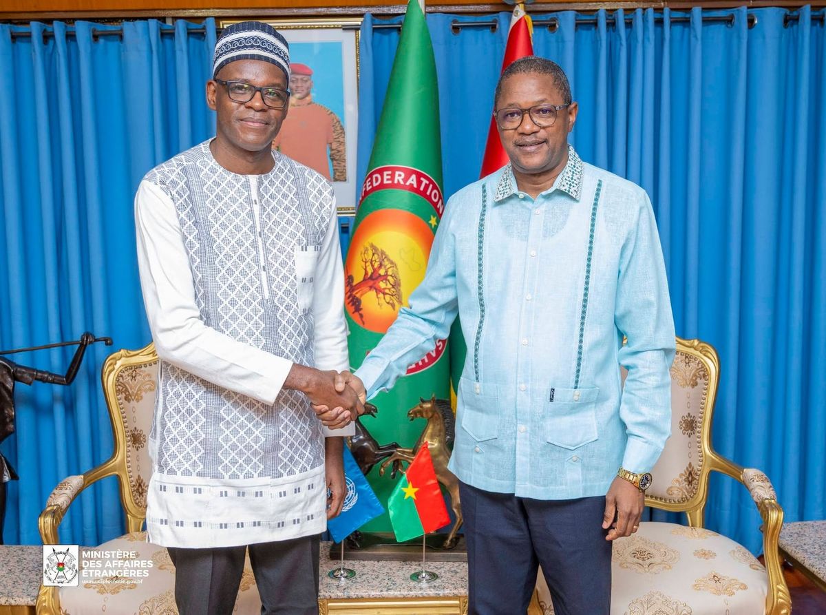 Rencontre entre le ministre burkinabè des Affaires étrangères et le chef de l'ONUDC