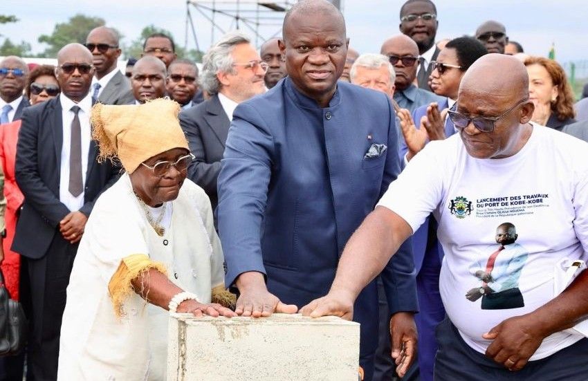 Lancement des travaux du port de Kobe-Kobe au Gabon