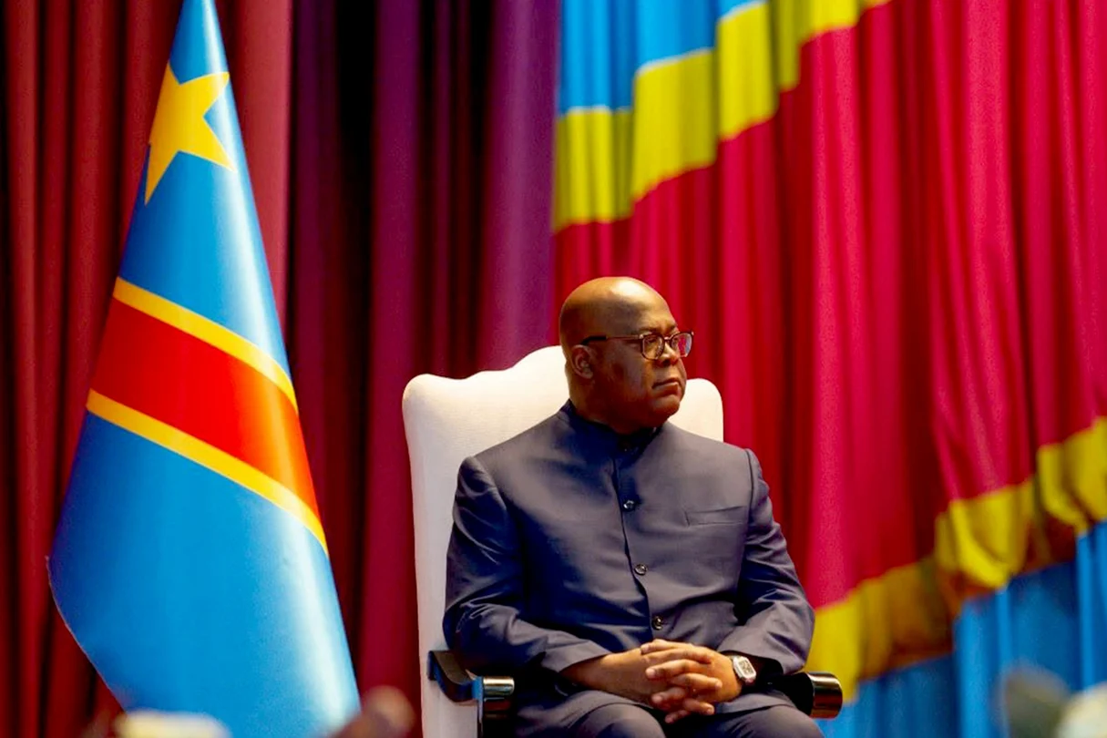 Félix Tshisekedi, chef de l'État de la RDC, lors d'un discours à Kinshasa en octobre 2025.