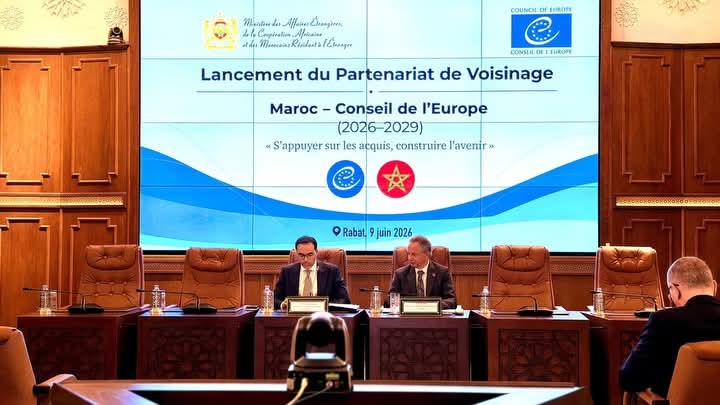 Cérémonie de lancement du partenariat Maroc–Conseil de l’Europe à Rabat