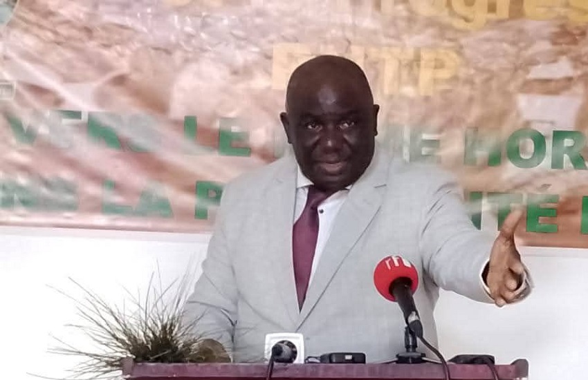 Jean Rémy Yama, président du Parti national pour le travail et le progrès (PNTP)