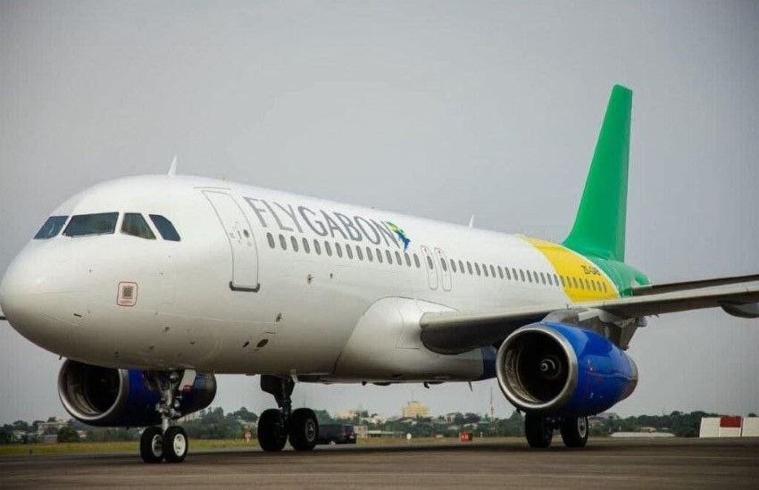 Avion FlyGabon en préparation pour l'Europe
