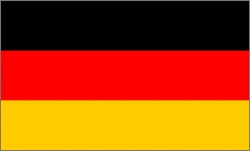 Banderoles des équipes Allemagne et Côte d'Ivoire