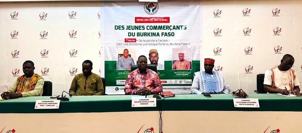 Participants à la rencontre des jeunes commerçants du Burkina Faso