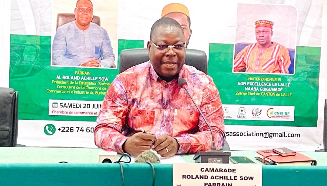 Roland Achille Sow, représentant de la Chambre de commerce du Burkina Faso