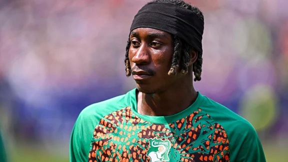 Yan Diomandé en action lors d'un match