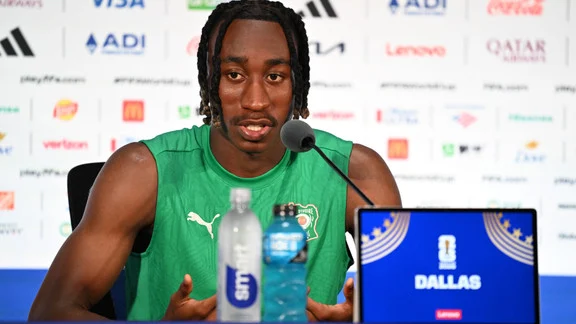 Yan Diomandé en action avec son club