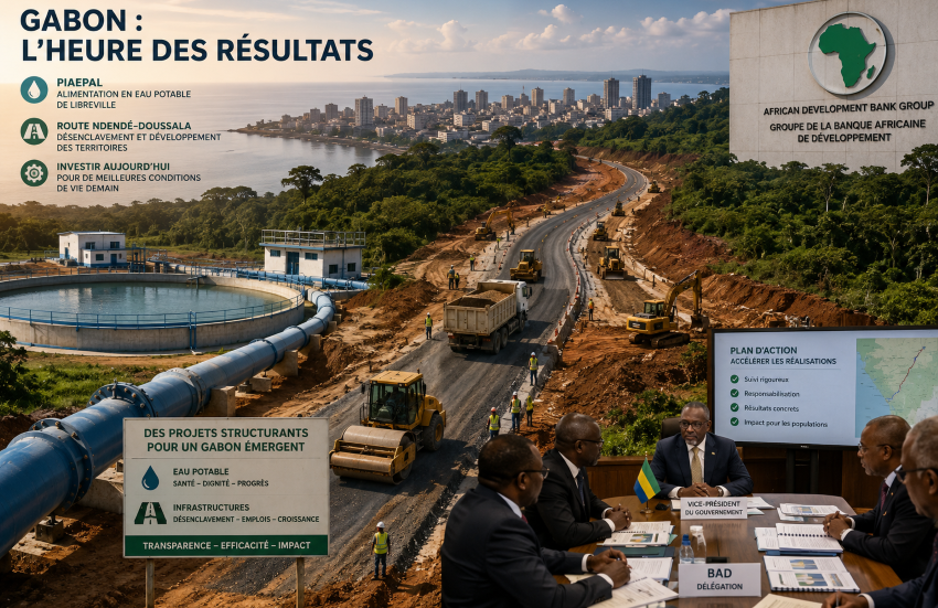 Infrastructure gabonaise en construction
