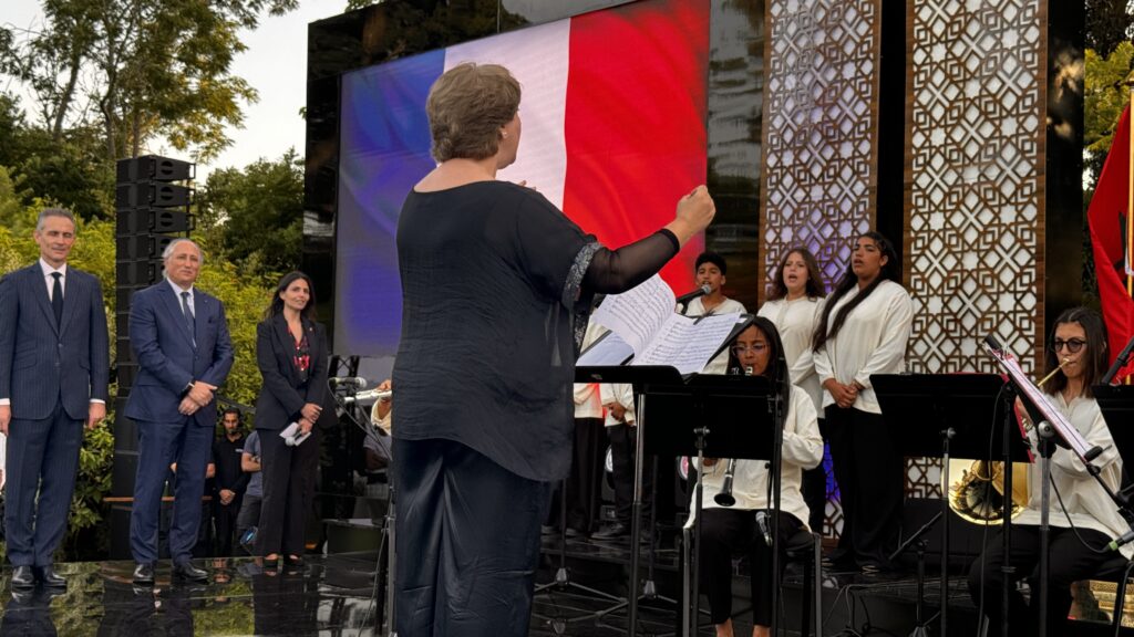 Ministre marocain et ambassadeur de France lors de l'événement