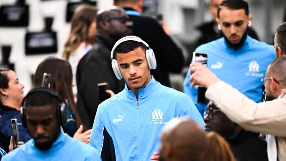 Mason Greenwood en action avec l'OM