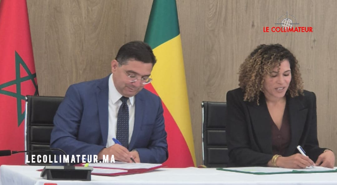 Représentants marocains et béninois lors des entretiens