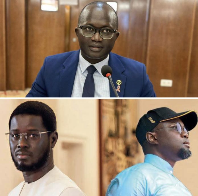 Yankhoba Diémé lors de son intervention politique