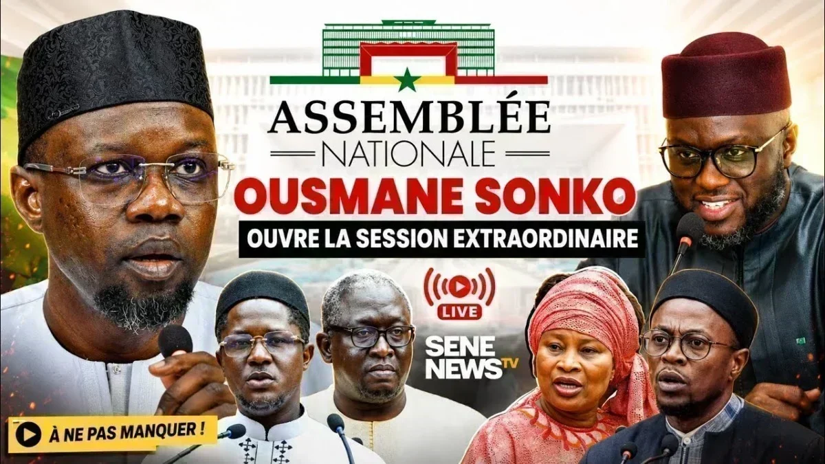 Session parlementaire exceptionnelle à l'Assemblée nationale du Sénégal