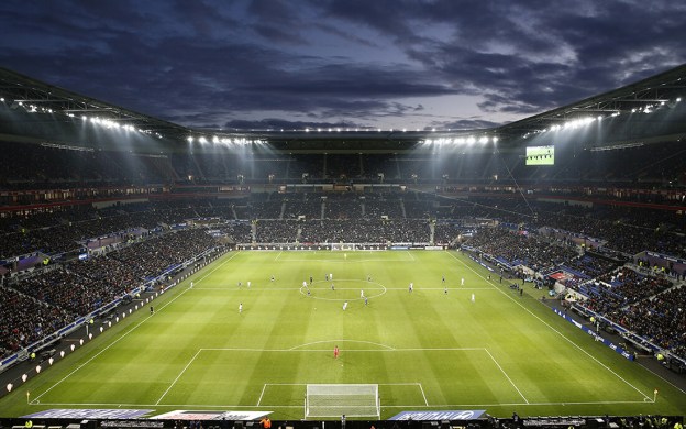 Groupama Stadium de Lyon, lieu du match entre l'OL et Sparta Prague