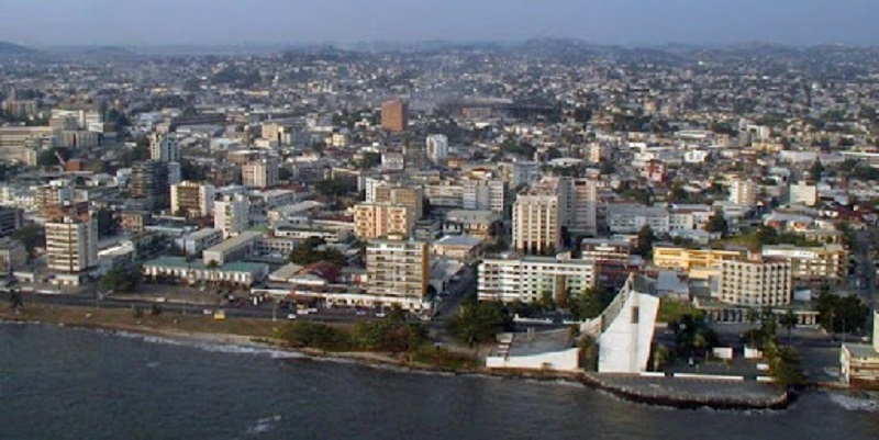 Vue aérienne de Libreville, capitale du Gabon